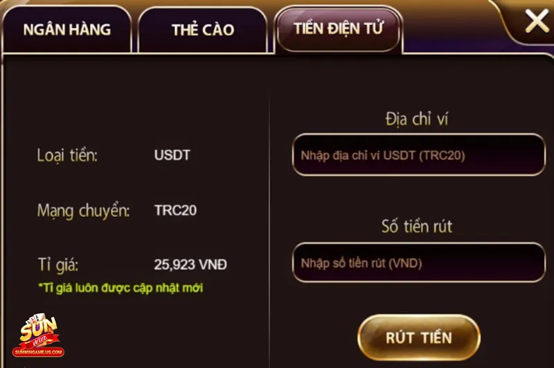 Thanh toán linh hoạt – nạp rút tiền tốc độ cao