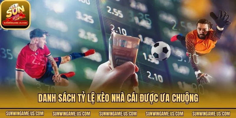 Danh sách tỷ lệ kèo nhà cái được ưa chuộng