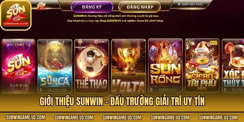 Giới thiệu Sunwin - Đấu trường giải trí uy tín